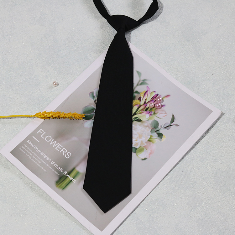 Corbata femenina ins japonés JK estilo coreano preppy estilo 7cm punch-libre decoración camisa masculina y femenina estudiantes Negro Rojo gris azul marino