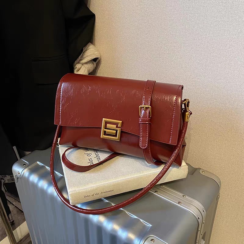 酒红色包包女2025新款高级感大气新娘结婚包托特包腋下单肩斜挎包|undefined