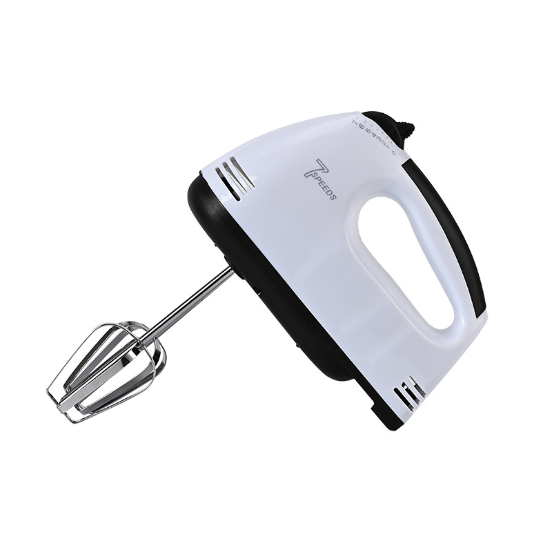 Batidor de huevos eléctrico de explosión transfronteriza personalizado, batidor de huevos circular plano, batidor de crema de 7 velocidades, batidor de huevos automático