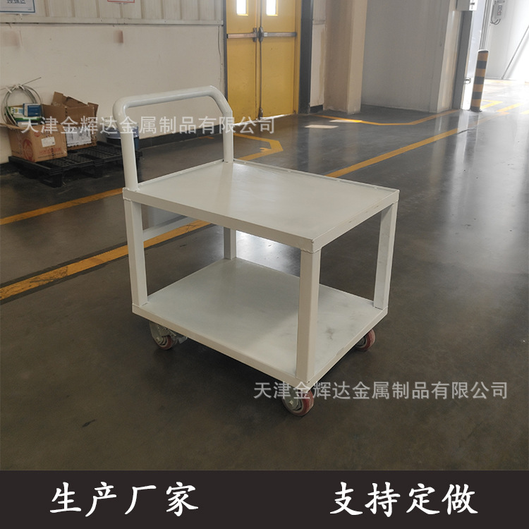 天津车间运转手推车_维修手推车模具转运车牵引车