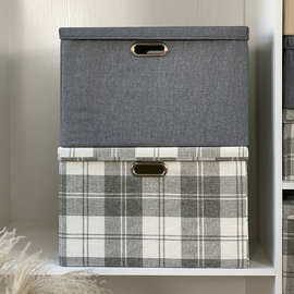 pp板可水洗无异味储物箱带盖可折叠家用车载收纳箱玩具内衣收纳盒