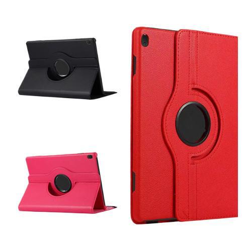 Suitable for Lenovo Protective Case Tab M8/M10/Plus Xiaoxin P11 with Lychee Pattern 360-Degree Rotating Sleep Mode Leather Case
