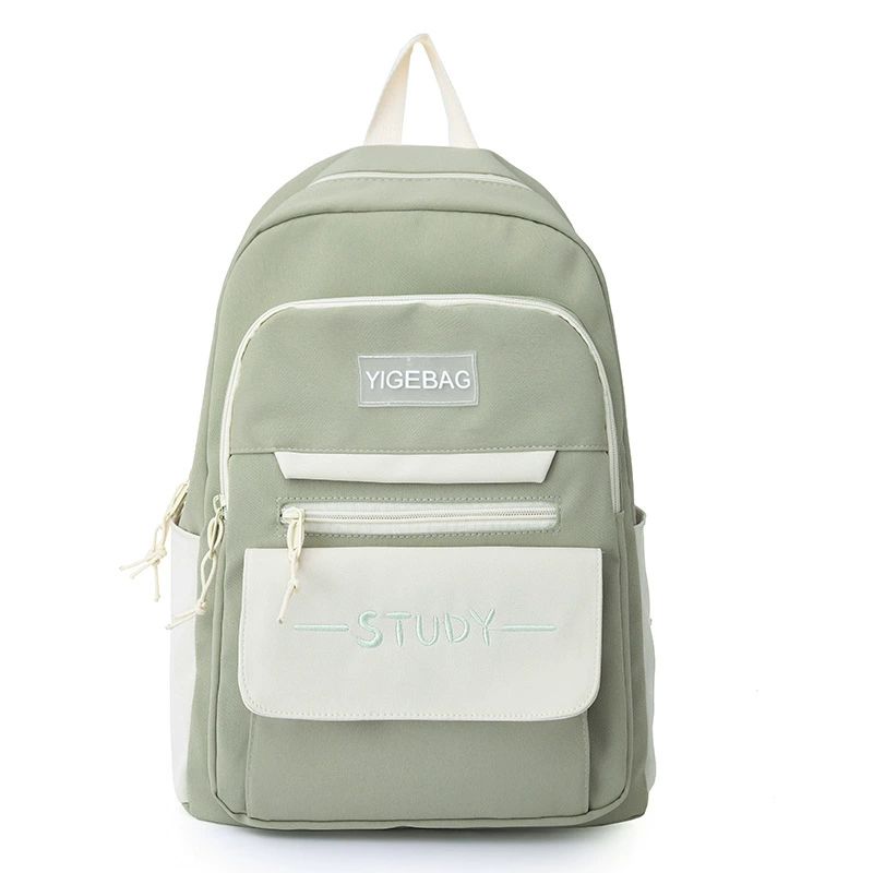 School backpack, lightweight multi‑pocket shoulder bag for secondary school, 5 colors