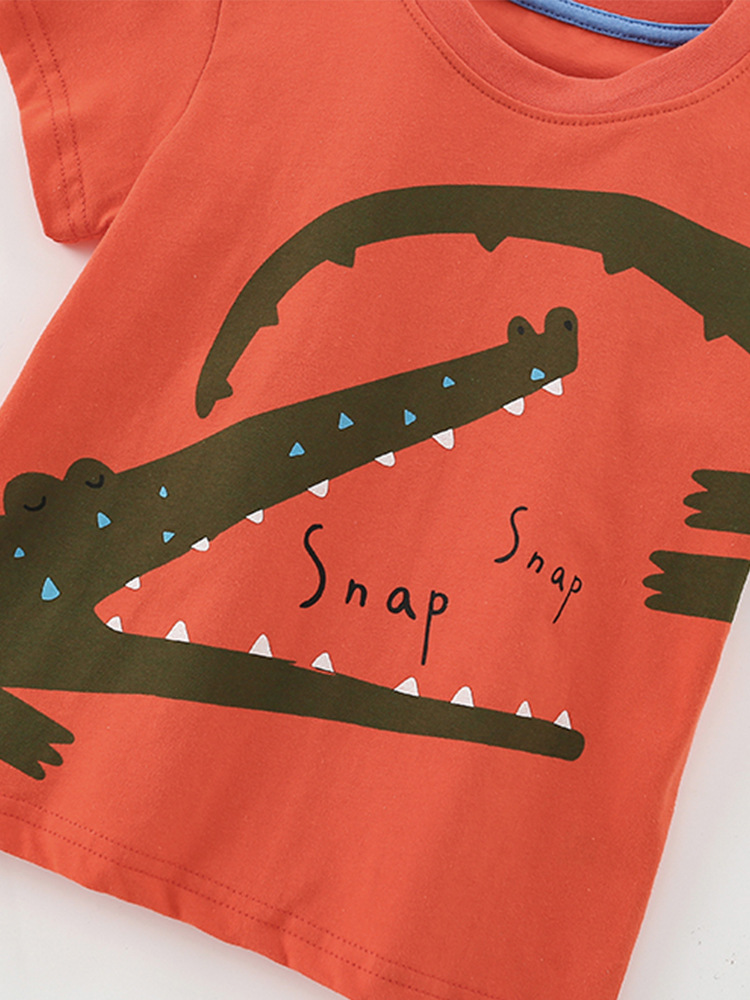 Transfronterizos para malwee niños trajes de verano nuevo estilo europeo y americano camiseta de manga corta para niños de mediana edad dos conjuntos de estilo occidental