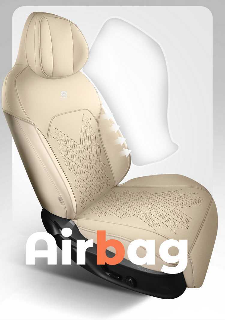 25 Lynk & Co Z20 Special Car Seat Cushions, Four-Season Suede Leather Saddle Cushions, Semi-Enclosed Ventilated and Breathable Seat Covers