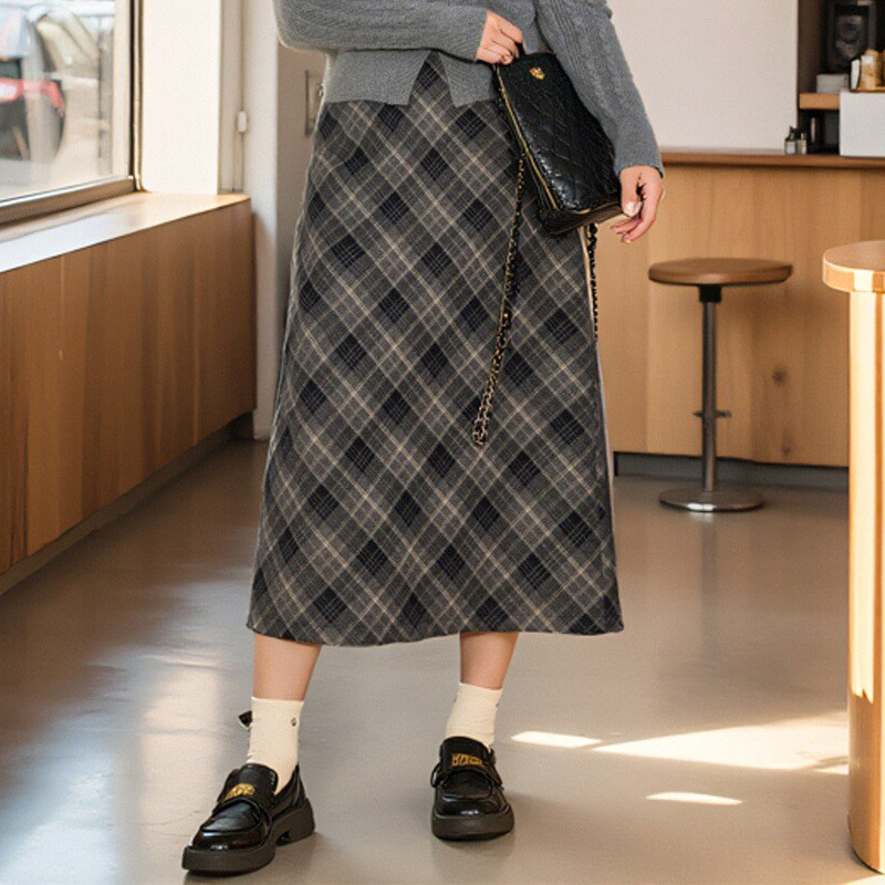  冬  XL-4XL 大きいサイズ スカート