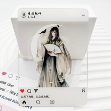 魔道祖师动漫人物立绘亚克力透卡拍照摆件批发动漫周边挂件卡通