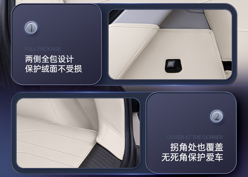 Suitable for Wuling Binguo S Trunk Mat, Fully Enclosed Trunk Mat, 25 Car Modified Interior Accessories