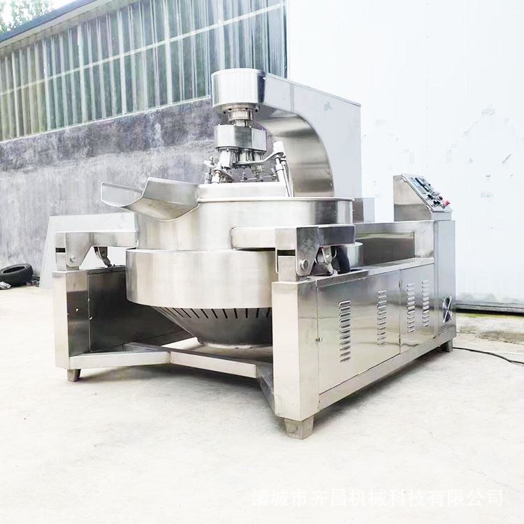 火锅店化油炒底料设备 黄焖鸡酱料炒锅 火锅底料电热行星搅拌炒锅