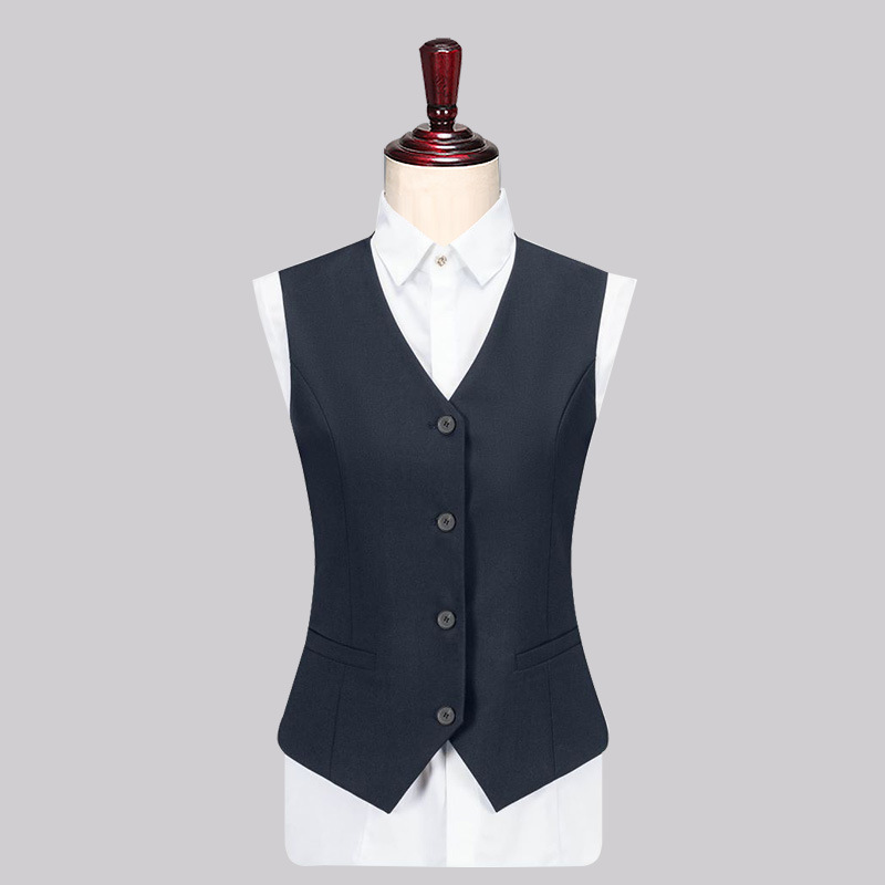 Suit Vest for Women, Spring and Autumn, Large Size Outerwear, Layered Vest, Women's Fashion, Professional Work Suit with Three-Dimensional Decoration