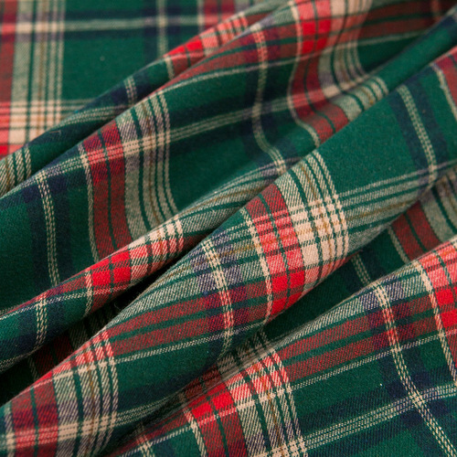 British and American Nordic cotton and linen plaid fabric tablecloth Christmas light luxury tablecloth large grid coffee table Internet celebrity cover