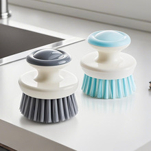 新款家用软毛洗衣刷多功能洗鞋刷洗衣服专用小圆刷清洁刷子批发