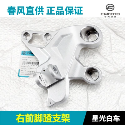 Factory 800Nk Footpeg Bracket: Motorcycle frame - right-front-foot-pedal-bracket-silver