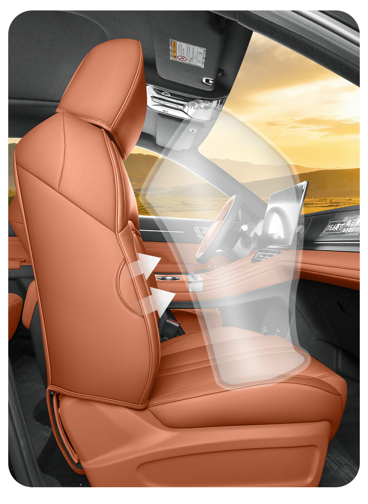 2026 New Model Jietu Shanhai L7 Plus Seat Covers for Five-Seater Vehicles, Full Coverage Car Seat Cushions