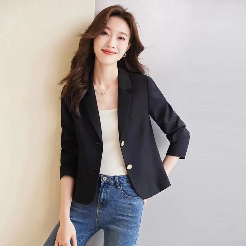 小个子短款西装外套女2025秋季新款时尚气质小西服设计感小众上衣|undefined