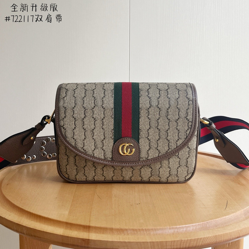 Cross-Border Drop Shipping Trendy g Brand Single Shoulder Crossbody Bag Ophidia Series Shoulder Bag g Brand Unisex Canvas