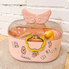 髮飾收納盒大容量兒童髮夾頭飾首飾盒可愛成人小女孩項鍊飾品盒子