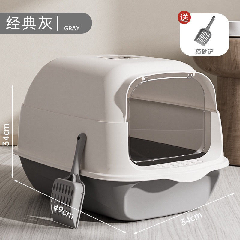 Cajones de arena para gatos super grandes anti-derrames desodorizantes inodoro para gatos super grandes fabricantes de artículos de arena para gatos al por mayor