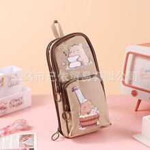 Backpack, capacious pencil case, school cartoon high quality stationery for boys for students, new collection 3