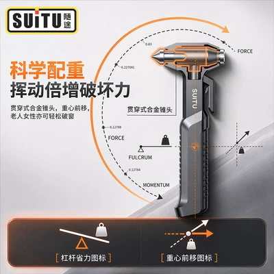 Car Safety Hammer, Qəza çəkici
