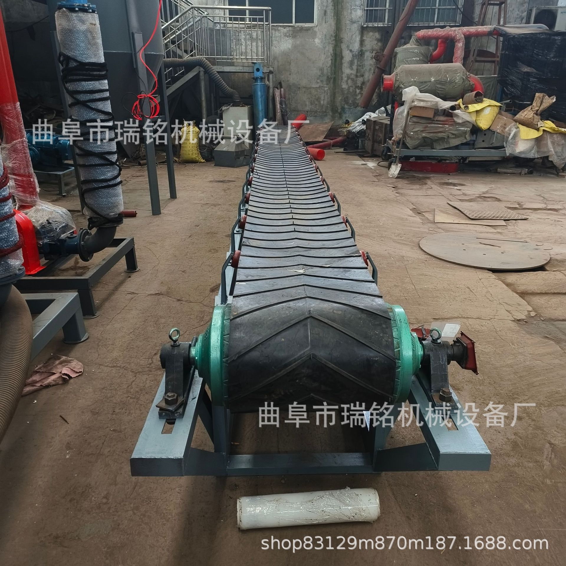 移动式电动升降爬坡皮带输送机TGFF 袋装玉米大米装车皮带输送机