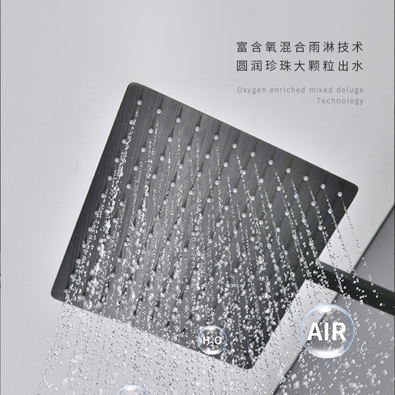 Juego de ducha de ducha oculta integrada transfronteriza grifo moderno frío y caliente ducha invisible de hotel en casa oculta