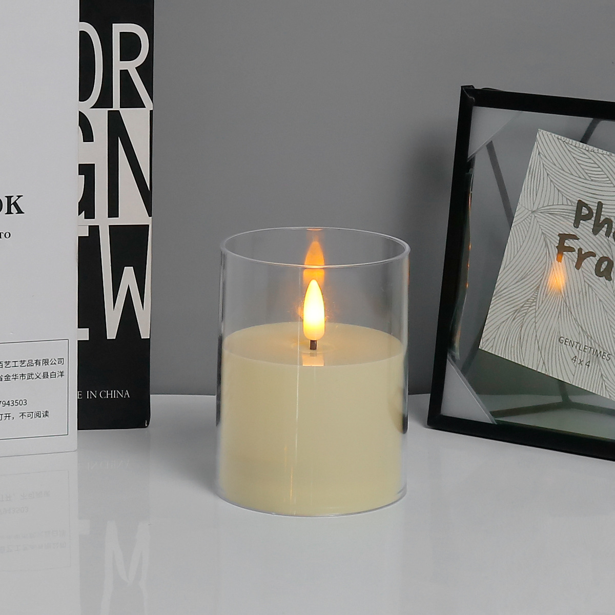 총알 아이보리 화이트 투명 7.5*10