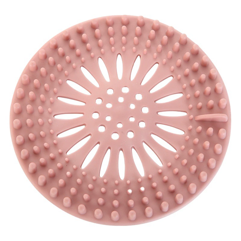 Силиконовая крышка для слива пола, канализационный сливной отверстие для ванной комнаты, фильтр для дезодоранта для волос, антиблокирующая простая крышка для раковины