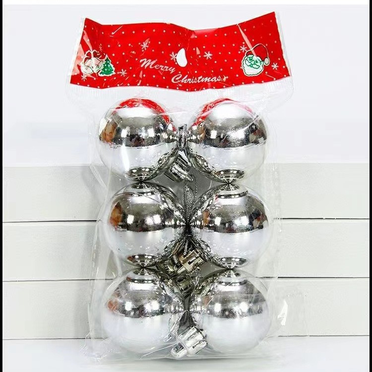 Bolas de decoración navideña Bolas populares para decoración de ventanas navideñas Colgantes de decoración para árboles de Navidad Bolas colgantes de decoración navideña