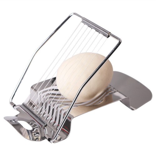 Cross-border stainless steel egg cutter, fancy egg preserved egg slicer, Japanese creative kitchen tool manufacturer direct supply