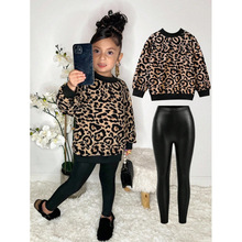 G 34877 Leopard Kids Hoodie ���ƶ�ͯ���¿羳����ͨ