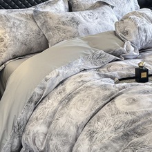 高级活性数码印花长绒棉四件套纯棉全棉四季通用床单被套床上用品