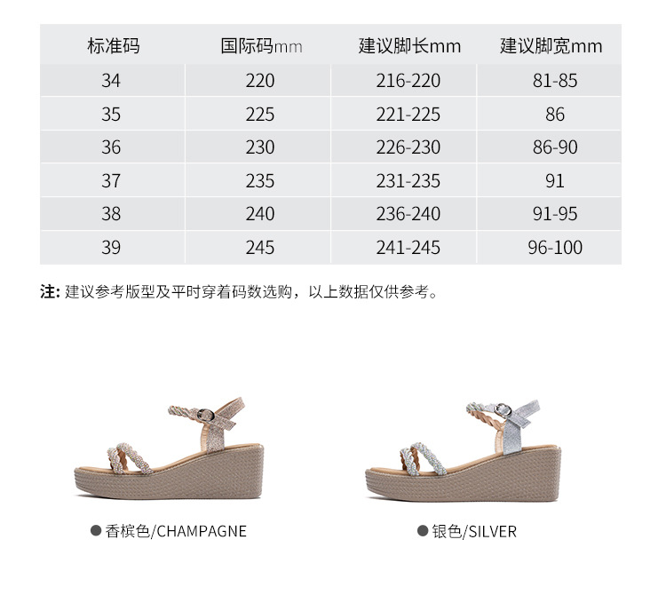 Sandal đế xuồng quai ngang nữ phong cách tiên nữ, gót cao 9 cm — M568 màu sâm panh chi tiết 8