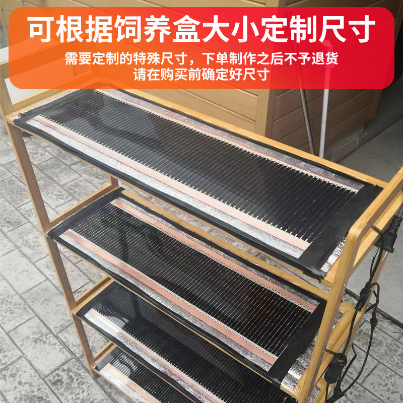 Gabinete de mascotas de escalada de artesano cálido almohadilla térmica temperatura constante caja de alimentación de rana de cuerno serpiente gabinete de reptil película de calefacción cableado calefacción al por mayor