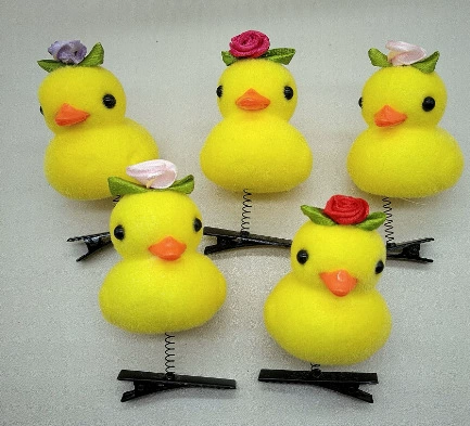 Заколки‑гибкодержатели (B.Duck) — милые детские аксессуары для волос, новинки, легкий вес 4×4×3.7 см