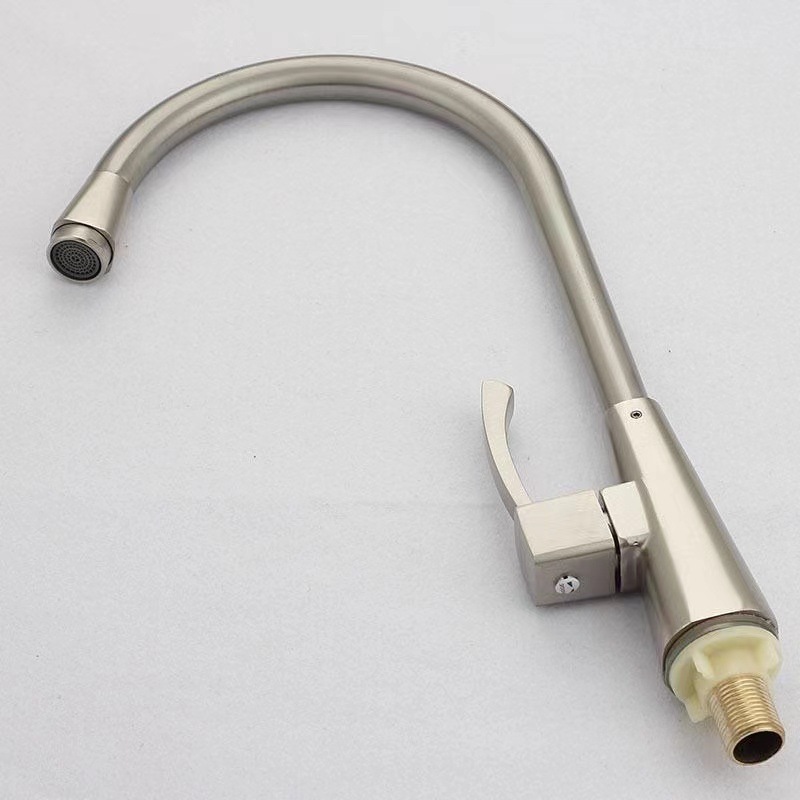 Export 304 stainless steel surface, brass valve core, single cooling faucet, washbasin, countertop basin, kitchen sink faucet Application Scenario