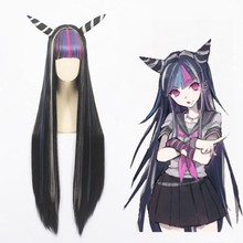 【熙珝】弹丸论破2弹丸轮舞 澪田唯吹 cos 假发 牛角造型 cosplay