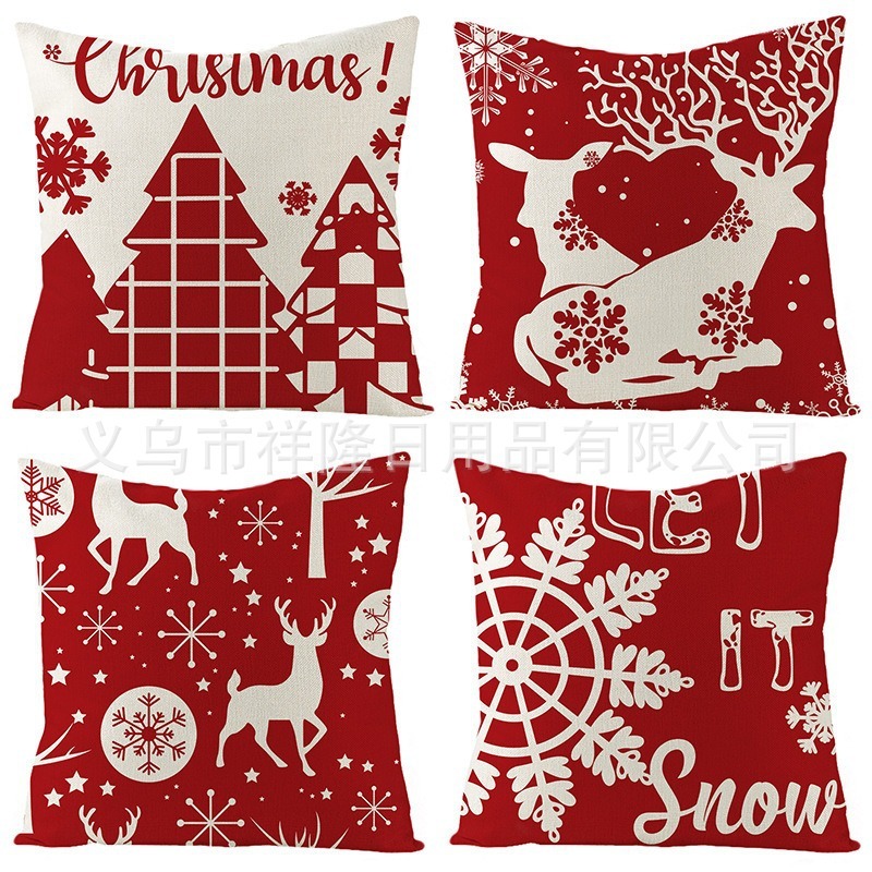 新しい人気クリスマスソファー抱き枕insクッションソファー客間クッション祝日装飾抱き枕カバー|undefined