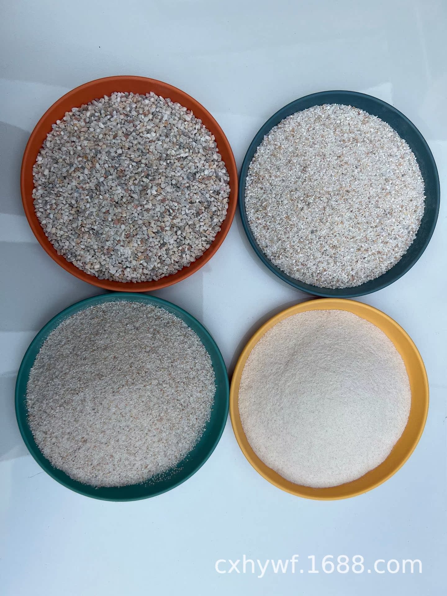 普白砂纯白色沙石材材料 精白砂石英砂涂料 白石英砂水处理过滤