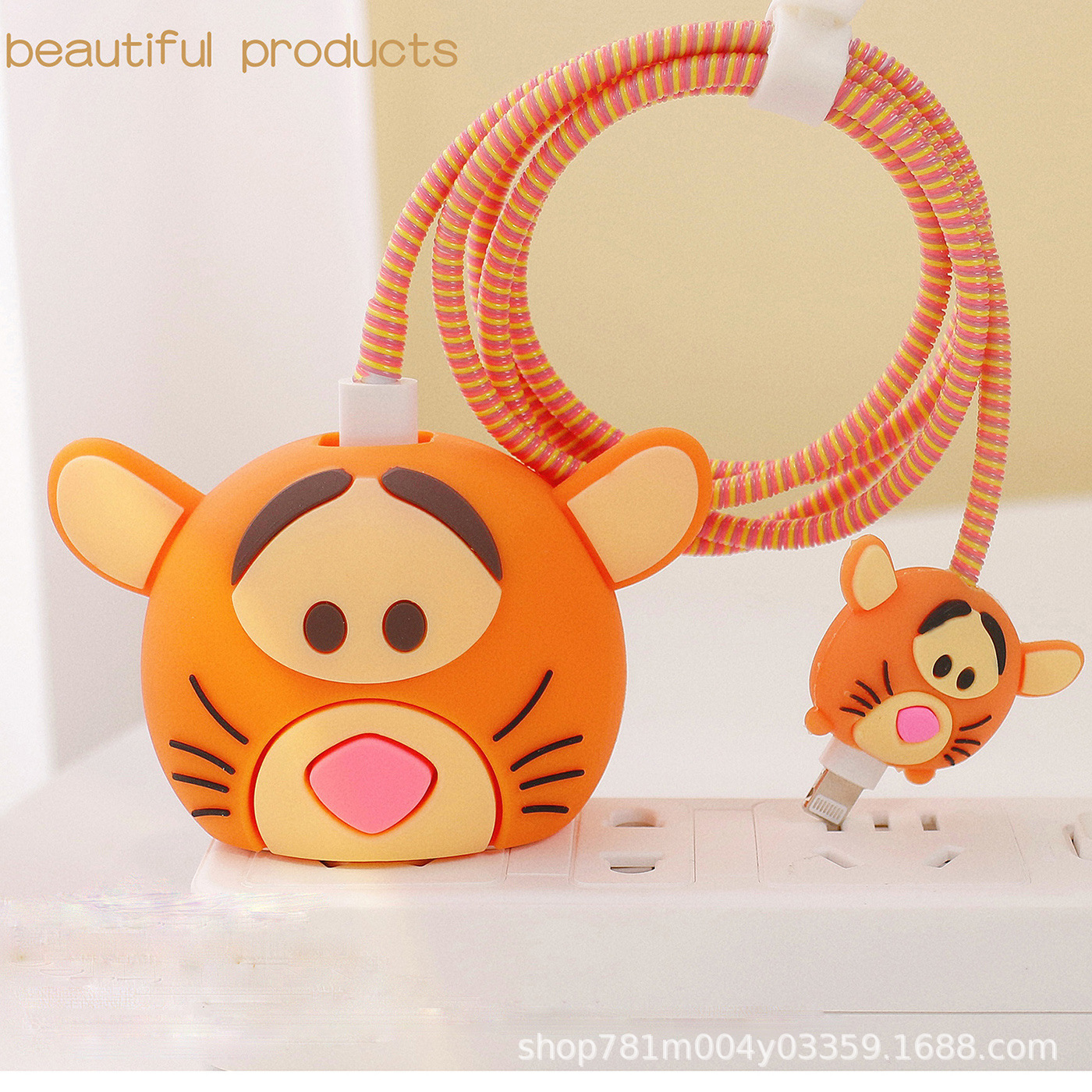 Aplicable Apple 18W / 20W cargador de cabeza de cubierta cargador de cubierta de cable de datos cubierta de 4 piezas al por mayor