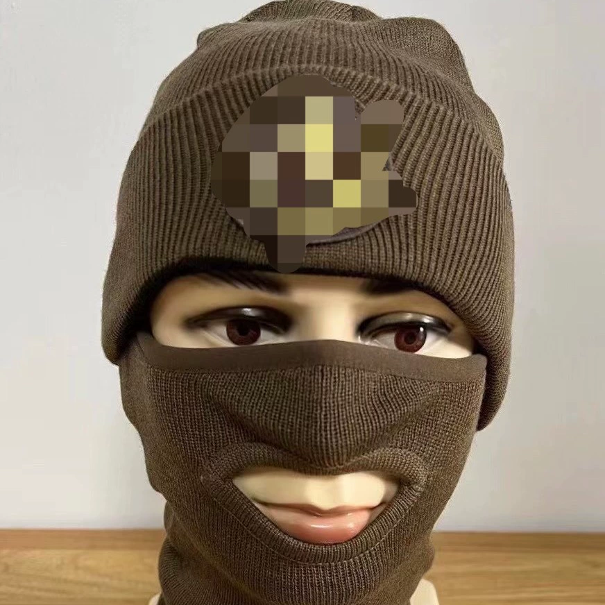 Осень и зима двухсторонняя холодная маска для шляпы набор коричневый оливково-зеленый