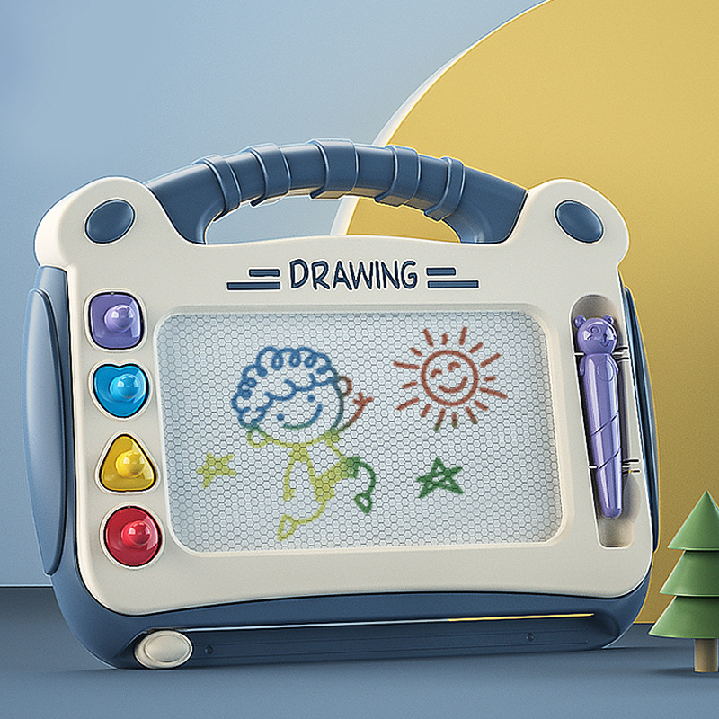 Pata de escritorio para niños con junta de dibujo de sello tablero de escritura magnético soporte infantil hogar multi-funcional graffiti juguete