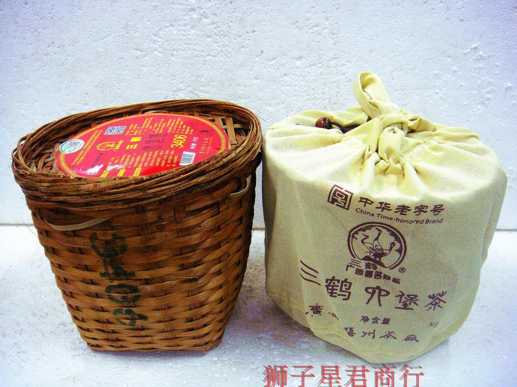 （包邮）广西特产黑茶梧州茶厂三鹤3406六堡茶叶1000克 产地直销