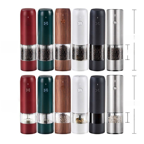 Black Pepper Grinder Electric Black Pepper Grinding Machine, Rechargeable Sichuan Peppercorn and Sea Salt Grinder, Multi-functional Spice Grinder