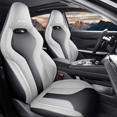 for 23 Changan Univ Seat | Modelə uyğun (Original) oturacaq örtükləri - quicksand-white-standard-edition-note-model-year-rear-all-inclusive