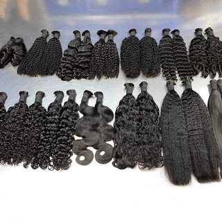 double drawn真人发发把发束Boho braids human hair跨境假发头发