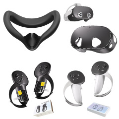 メタクエスト3s保護セット防塵転倒防止vrハンドル本体保護防水防傷vr部品