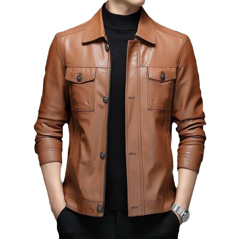Demi-season thin jacket for boys, mid-length