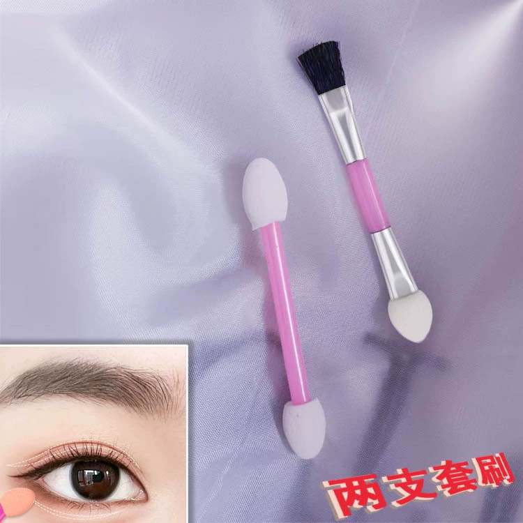 Два набора флуоресцентных розовых теней для век