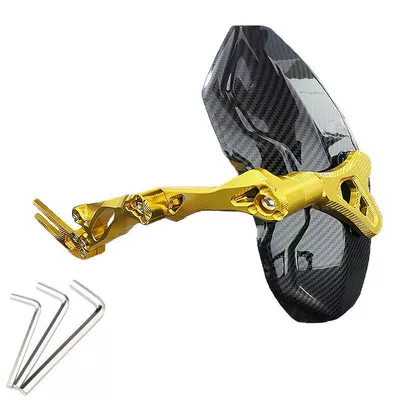 Electric vehicle fender: Modification Accessories Rear Shield AdjustaBle - third-generation-fender-universal-type-gold